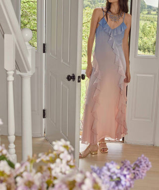 Allison New York - Jackie Ruffle Maxi Dress