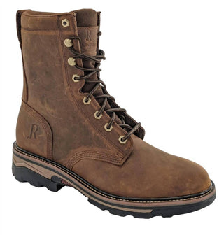 R Watson Boots - Men's Round Toe Lace Work Boots