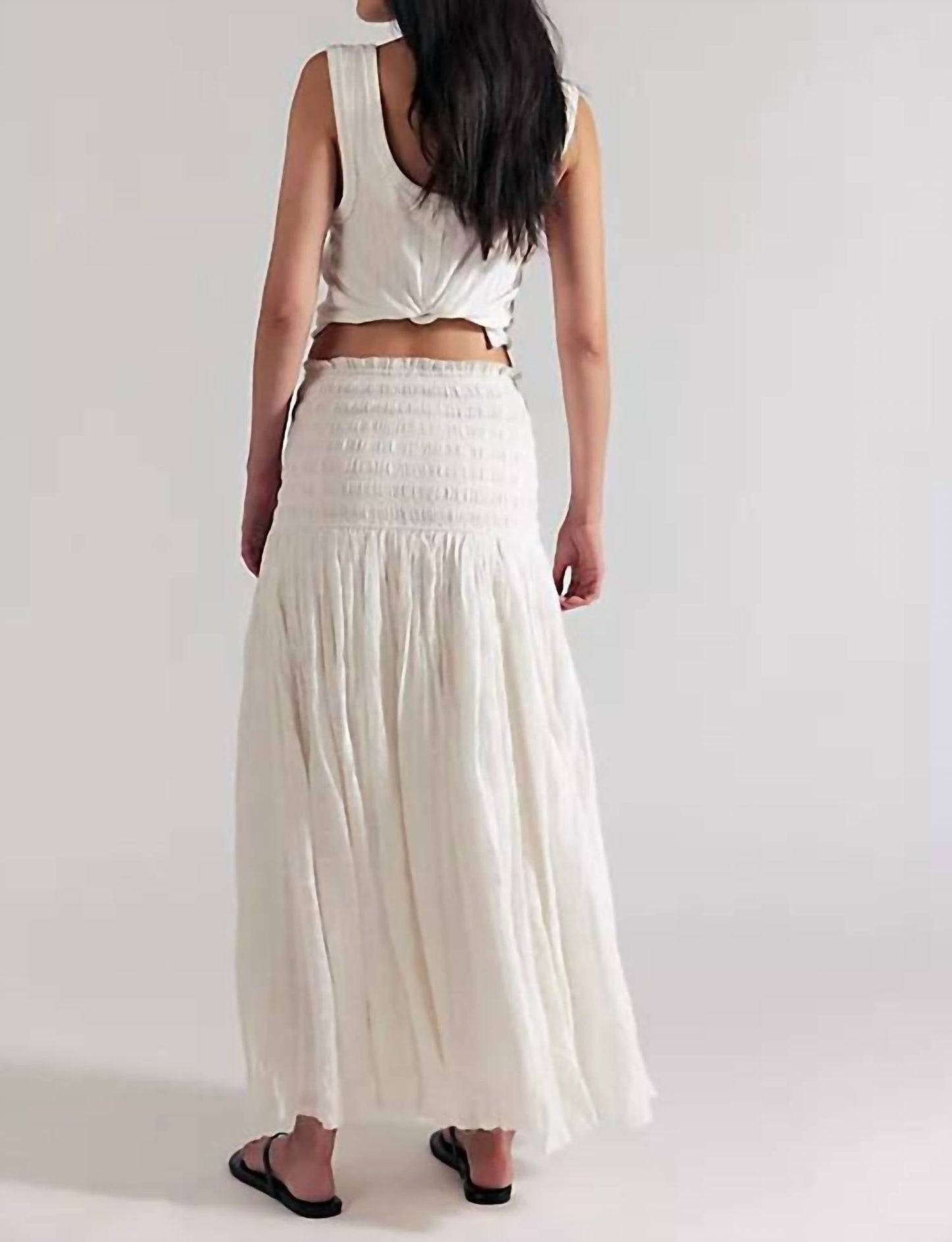 Free People - Raven Solid Maxi Skirt