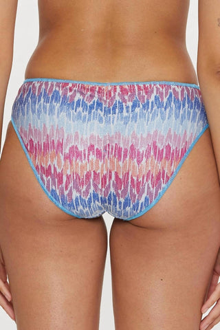 Becca - Joshua Tree Halter Top And Shirred American Bikini Bottom Set