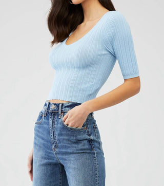 Minkpink - Odessa Knit Short Sleeve Top