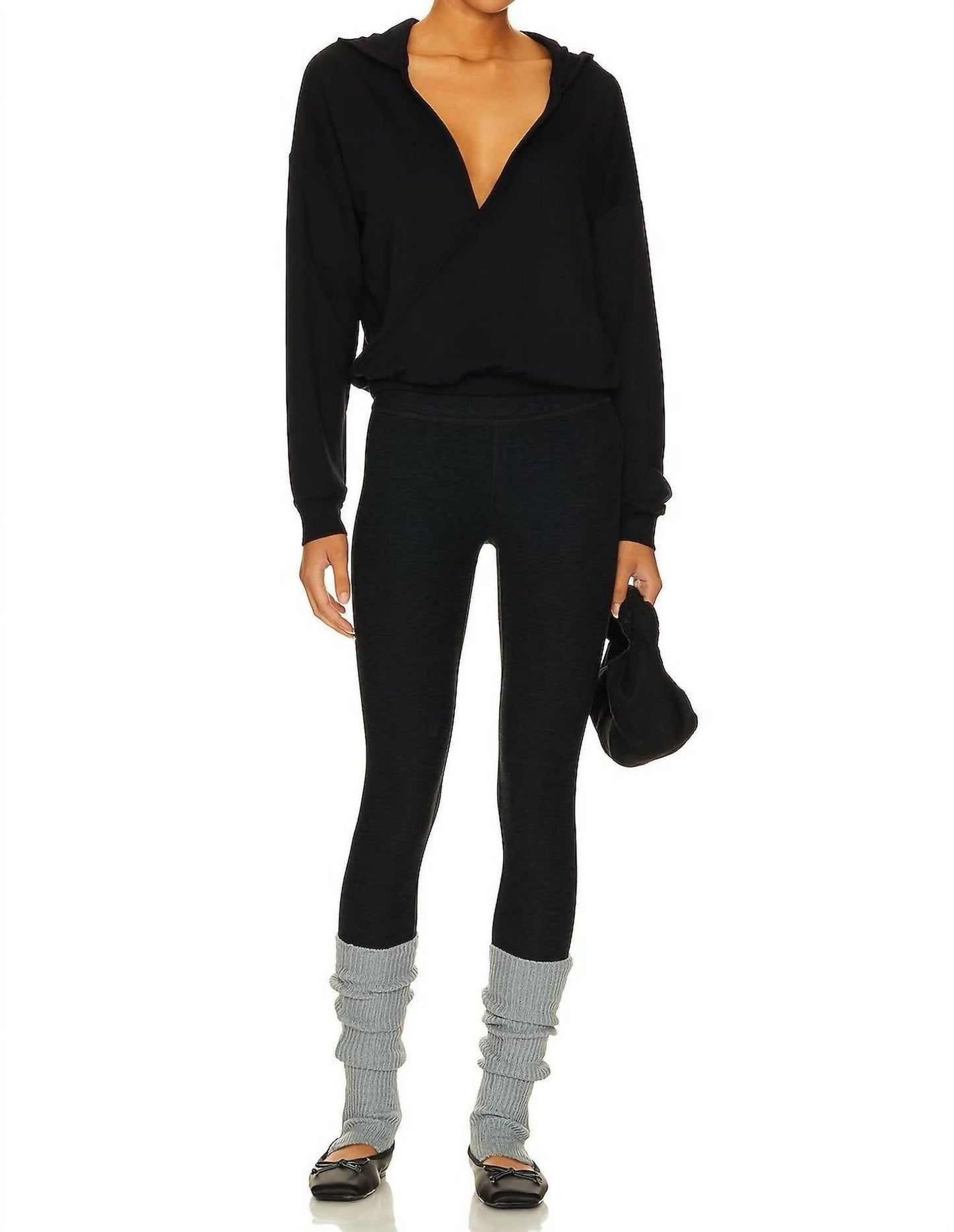 Beyond Yoga - Cross Your Heart Pullover Sweater