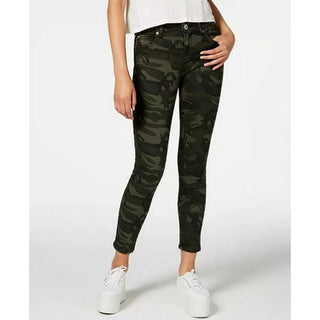 STS Blue Women s Ellie Camouflage-Print Ankle Skinny Jeans Green Size 26