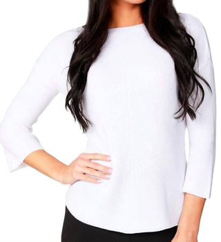 Angel - Ribbed 3/4 Sleeve Top