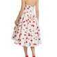Self-Portrait - Floral Print Taffeta Midi Dress
