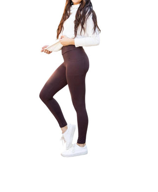 Julia Rose - Becca Crossover Full Length Leggings with Pockets