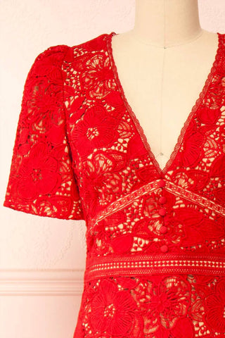 Adelyn Rae - Crochet Lace Dress