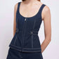 Jonathan Simkhai - Dolce Zip Up Top