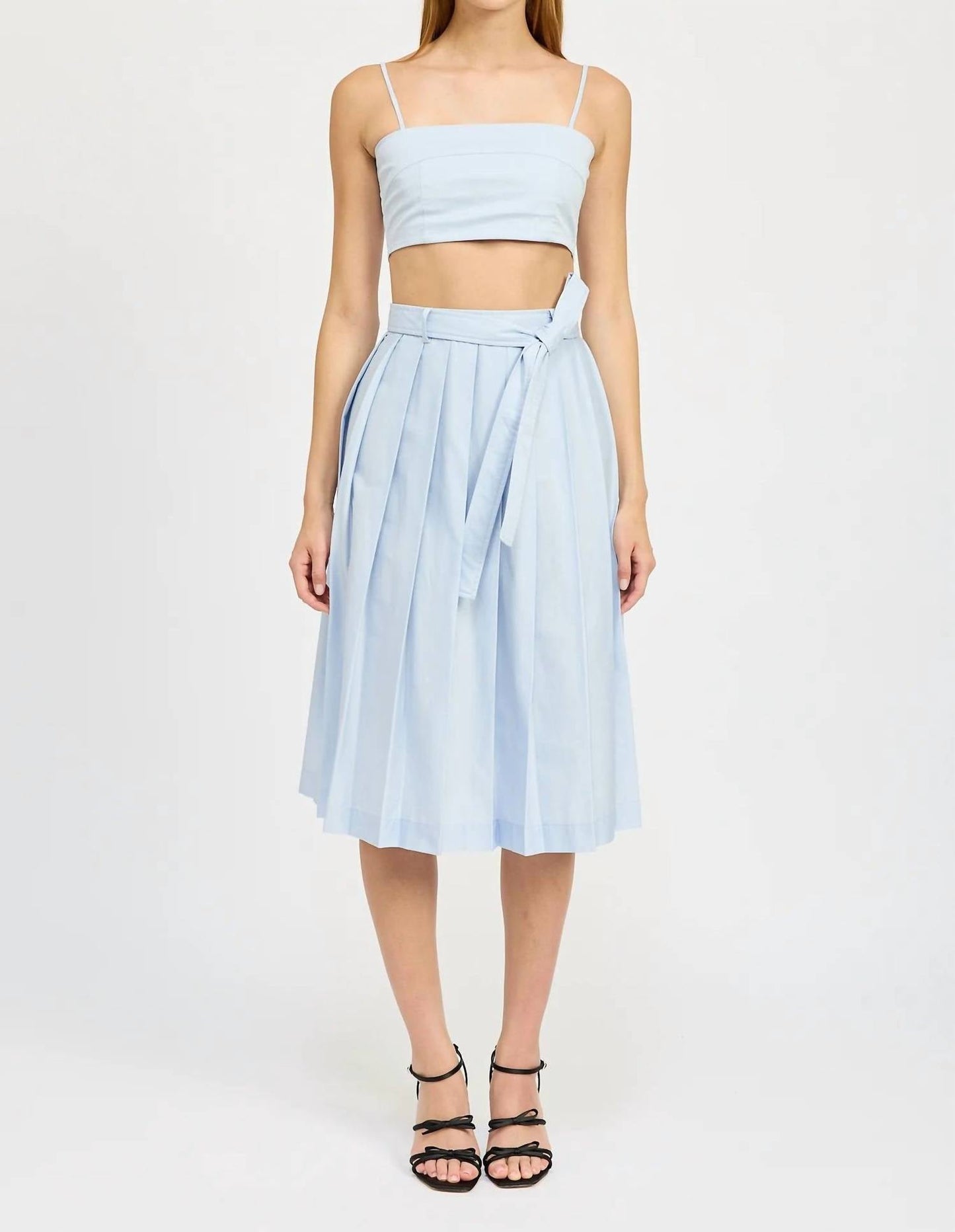 En Saison - Abigail Button Top And Bralette Set