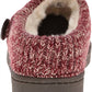 Clarks - Women's Sweater Collar Clog Slippers