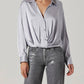 Astr - Sebio Satin Rhinestone Blouse