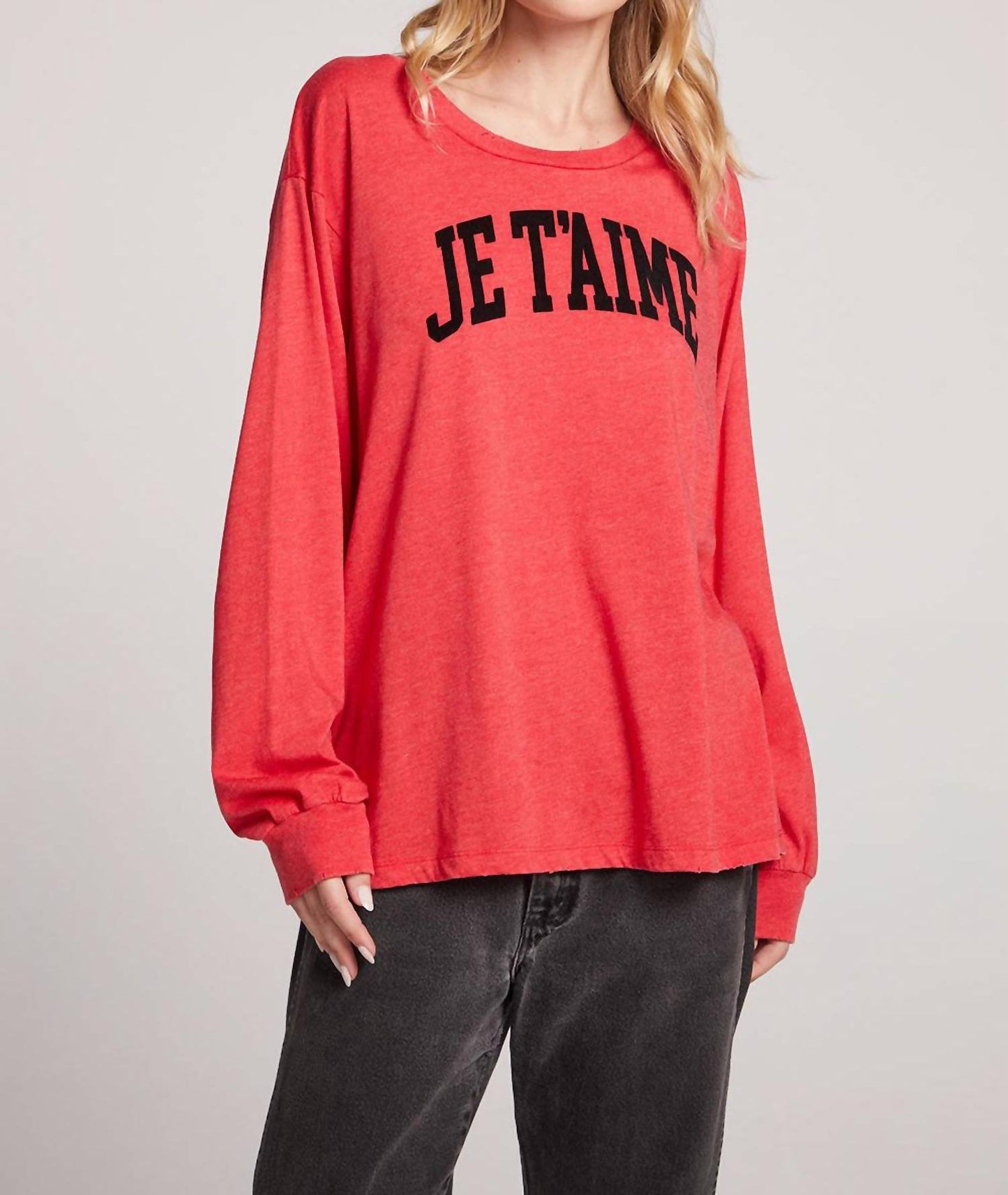 Chaser - Je T'aime Long Sleeve Top