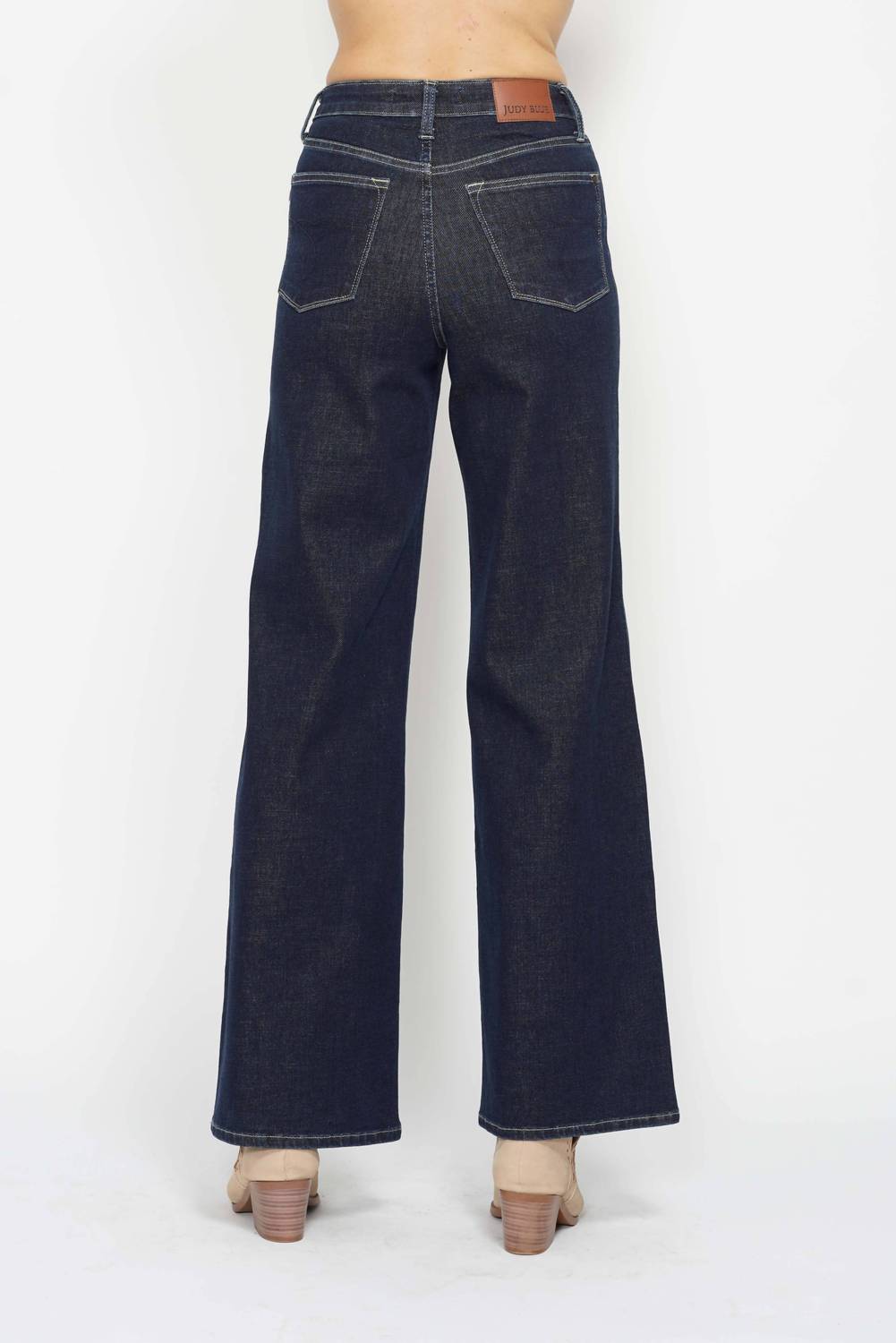 Judy Blue - High Waist Tummy Control Retro Wide Leg Jeans