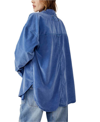 Free People - Baby Cord Buttondown Shirt Jacket