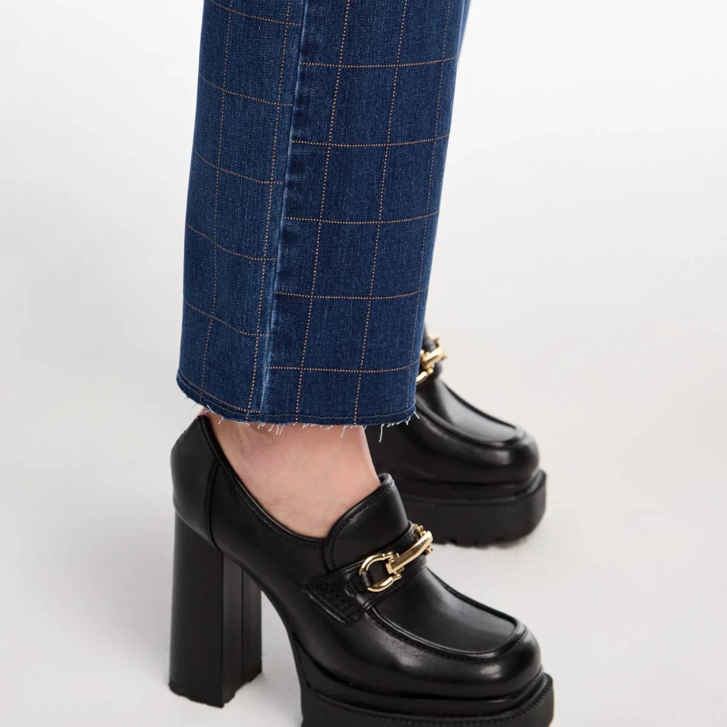 Fdj - Christina Pattern Straight Ankle Jean