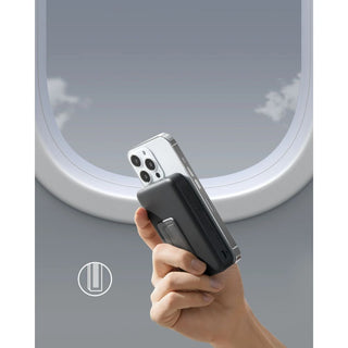 Anker - 633 MagGo 7.5W 10k mAh Portable Magnetic Battery Charger for MagSafe Compatible Devices - Black