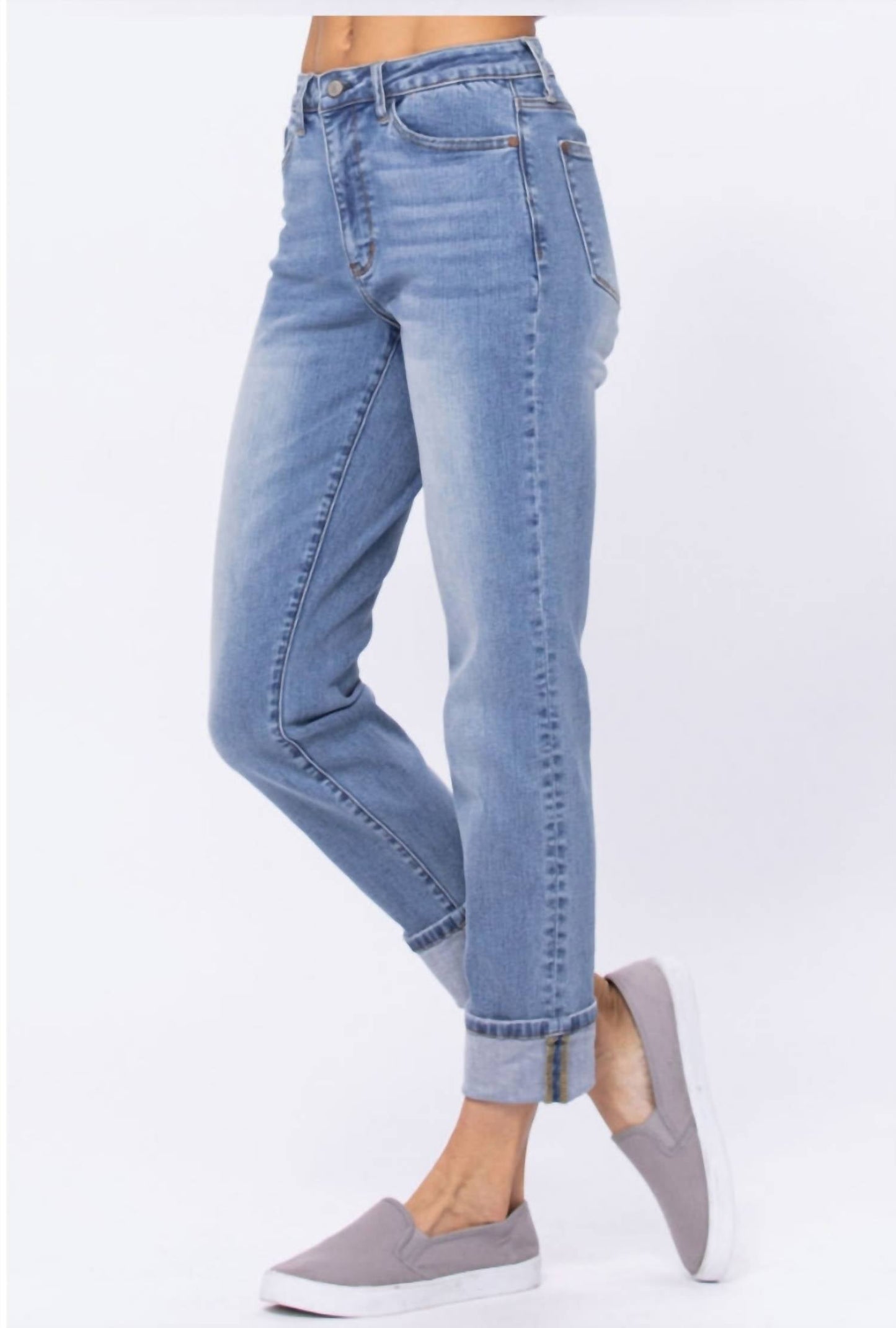 Judy Blue - Traci High Rise Boyfriend Crop Jeans