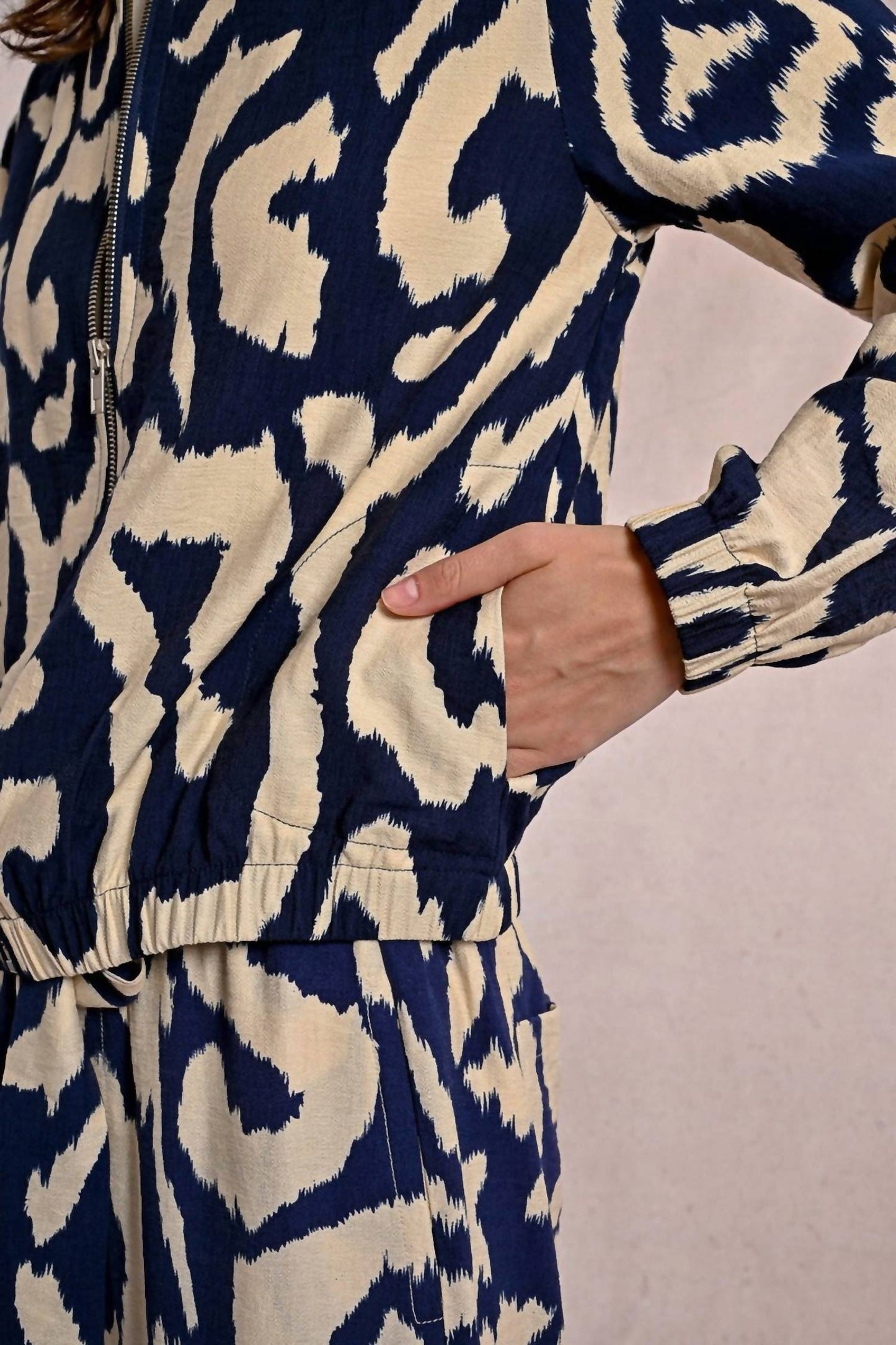 Molly Bracken - Printed Zip Up Jacket