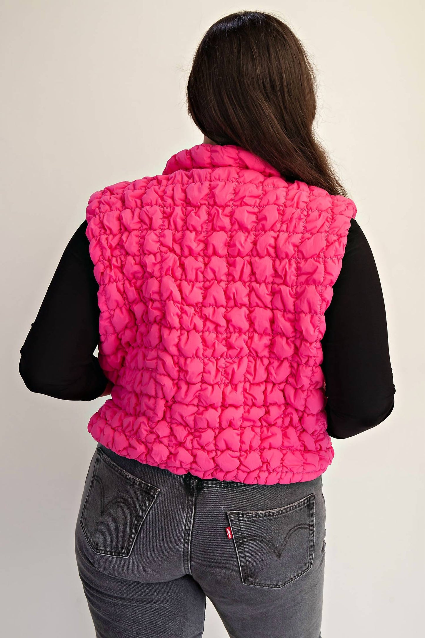 The Curve La - Plus Size Quilted Puffer Vest