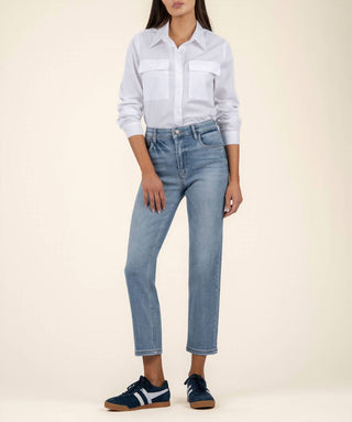 Kut From The Kloth - Elizabeth High Rise Crop Straight Jeans