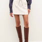 Marie Oliver - Vallie Vegan Leather Mini Skirt