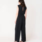 Dex - Plisse Belted Waist Jumpsuit - Plus