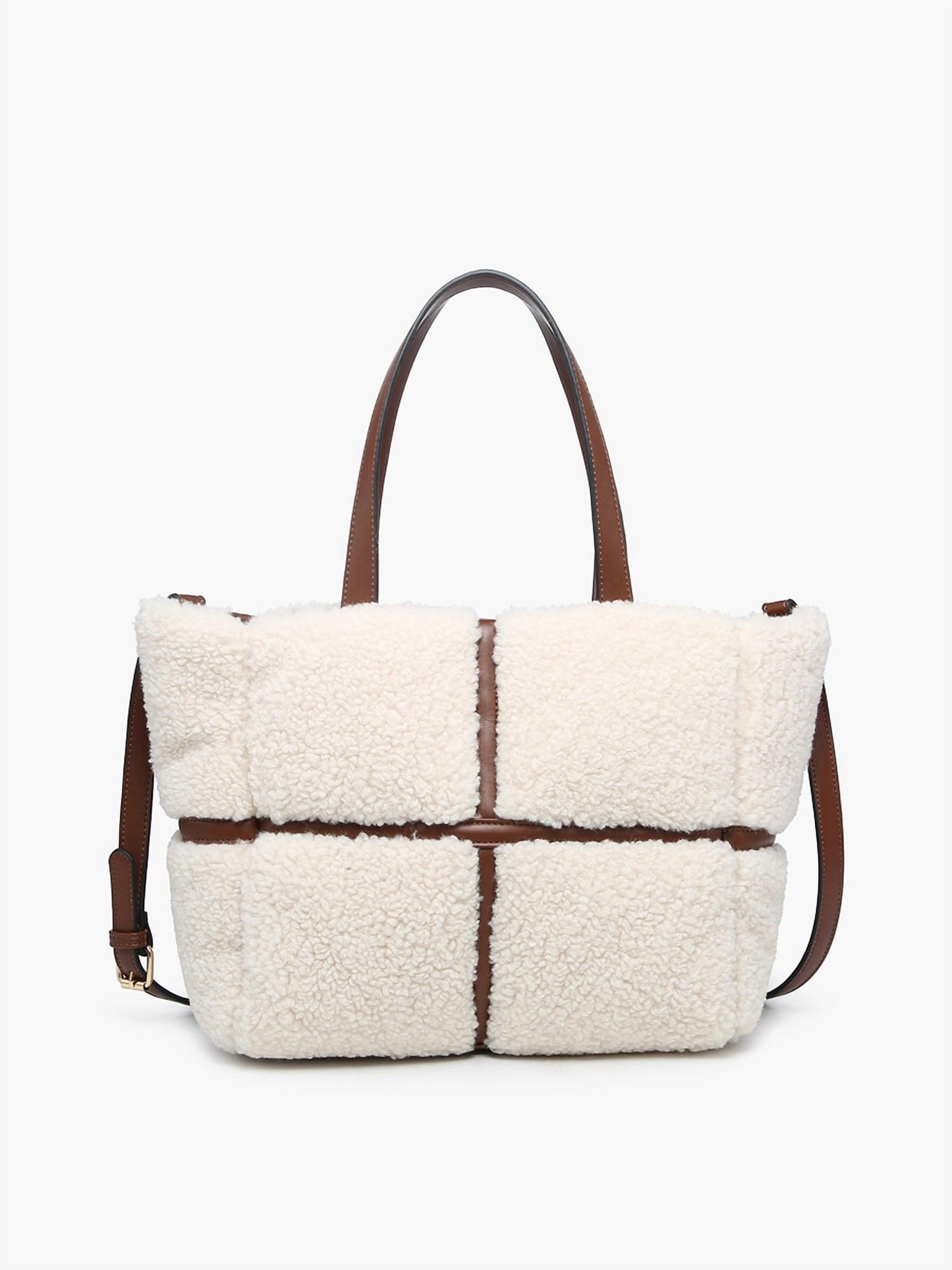 Jen & Co. - Women's Marlene Luxe Sherpa Tote Bag