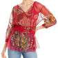 Johnny Was - Feather Lark Mesh Blouse