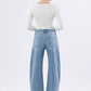 Cello - Vervet High Rise Wide Barrel Jeans