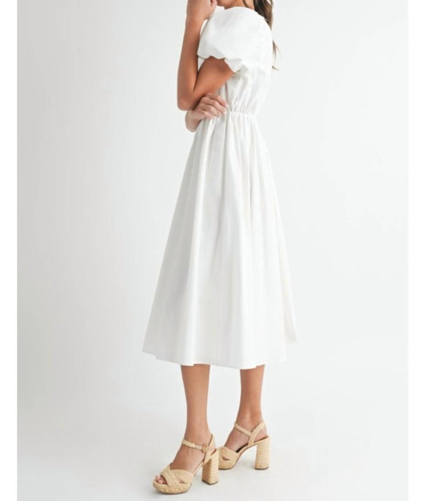 Endless Blu. - Women's Bow Midi Dress
