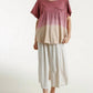 Umgee - Dip Dye Raw Edged Top