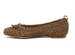 Kelsi Dagger - Frankie Armadillo Crochet Ballet Flats