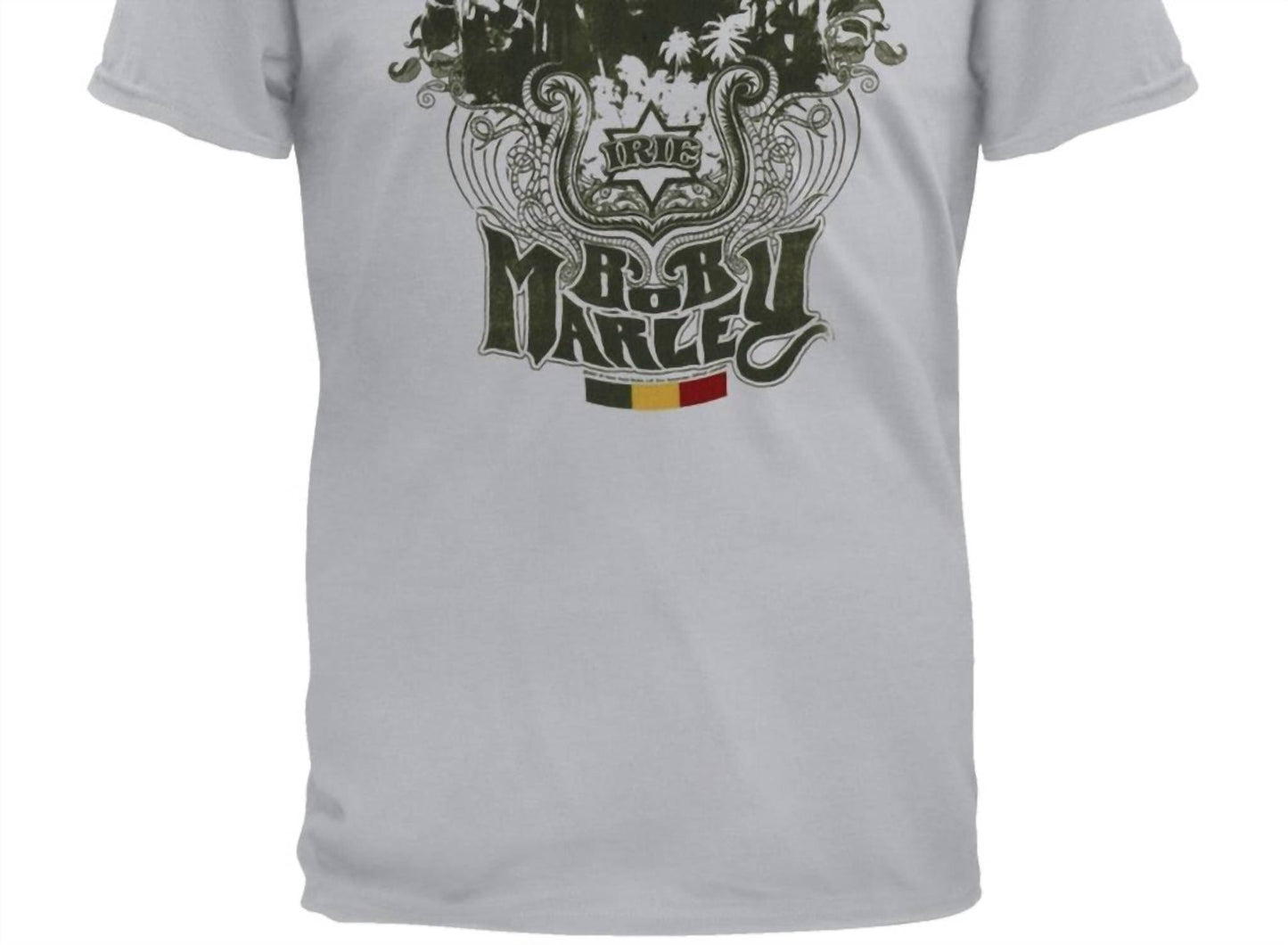 Bob Marley - Men's Irie Crest Soft Short Sleeve T-shirt