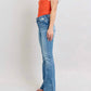 Judy Blue - Tummy Control Side Slit Bootcut Jeans