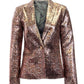 Dolce Cabo - Metallic Snake Skin Blazer