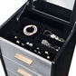 Myles Jewelry Armoire - Black / Silver / Gold