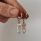 Mahka - Women's Freshwater Elongated Pearl Hoop Earrings