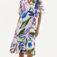 Joseph Ribkoff - Floral Print Belted Wrap Dress
