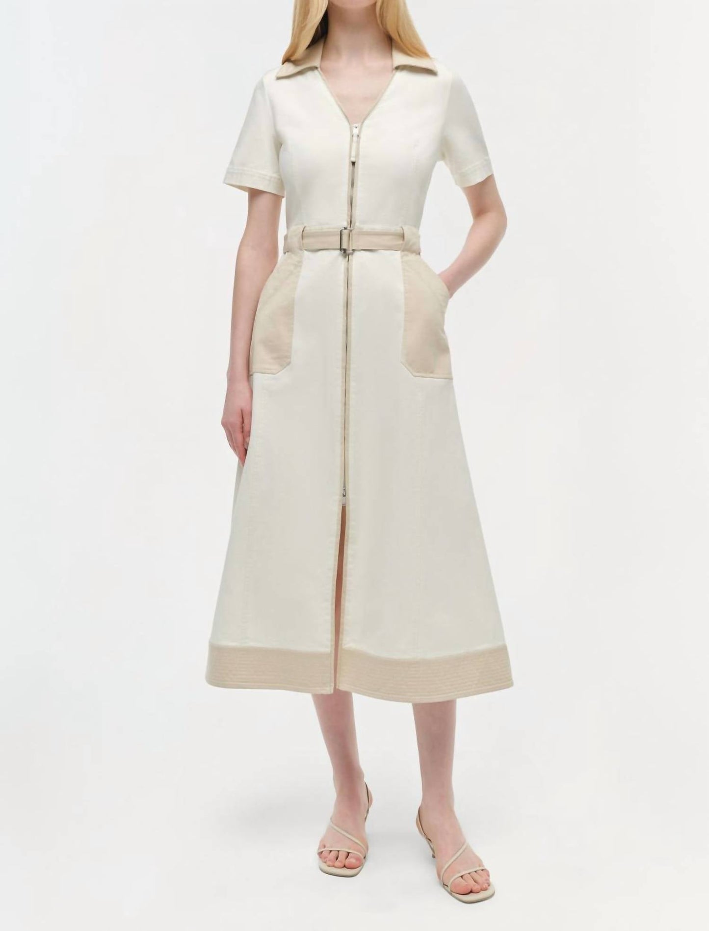 Jonathan Simkhai - Hanover Short Sleeve Midi Dress