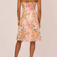 Adrianna Papell - Spaghetti Strap Box Pleat Floral Jacquard Dress