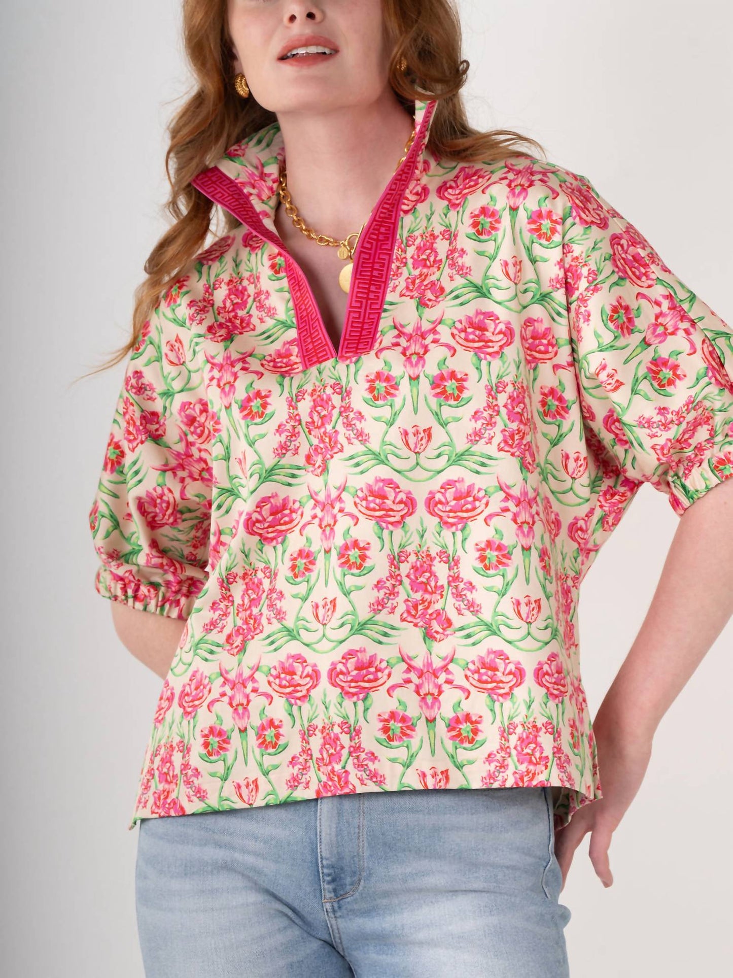 Emily Mccarthy - Poppy Dolman Sleeves Top