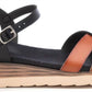 Xti - Women's Low Wedge Strappy Sandals