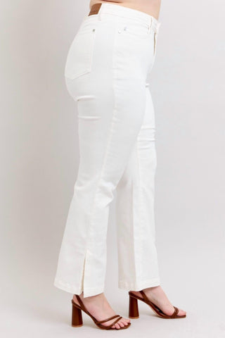 Judy Blue - Side Slit Bootcut Jeans