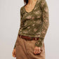 Free People - CLOVER PRINTED THERMAL TOP