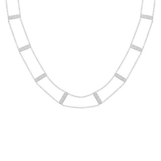 Diana M Jewels - 0.71 Cts Diamond Ladder Choker Necklace