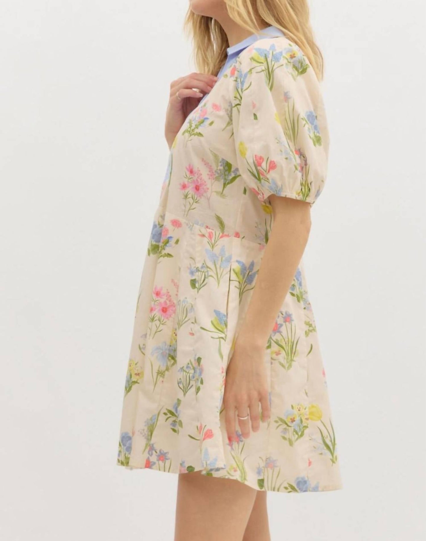 Entro - Halston Modern Floral Dress