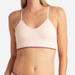 Danskin - Women's 3-pack Seamless Braid Texture Bralette With Contrast Line