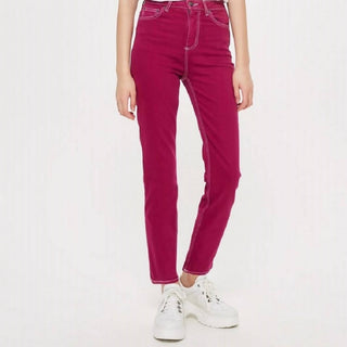 Topshop - Jamie Straight Leg Moto Ankle Jeans