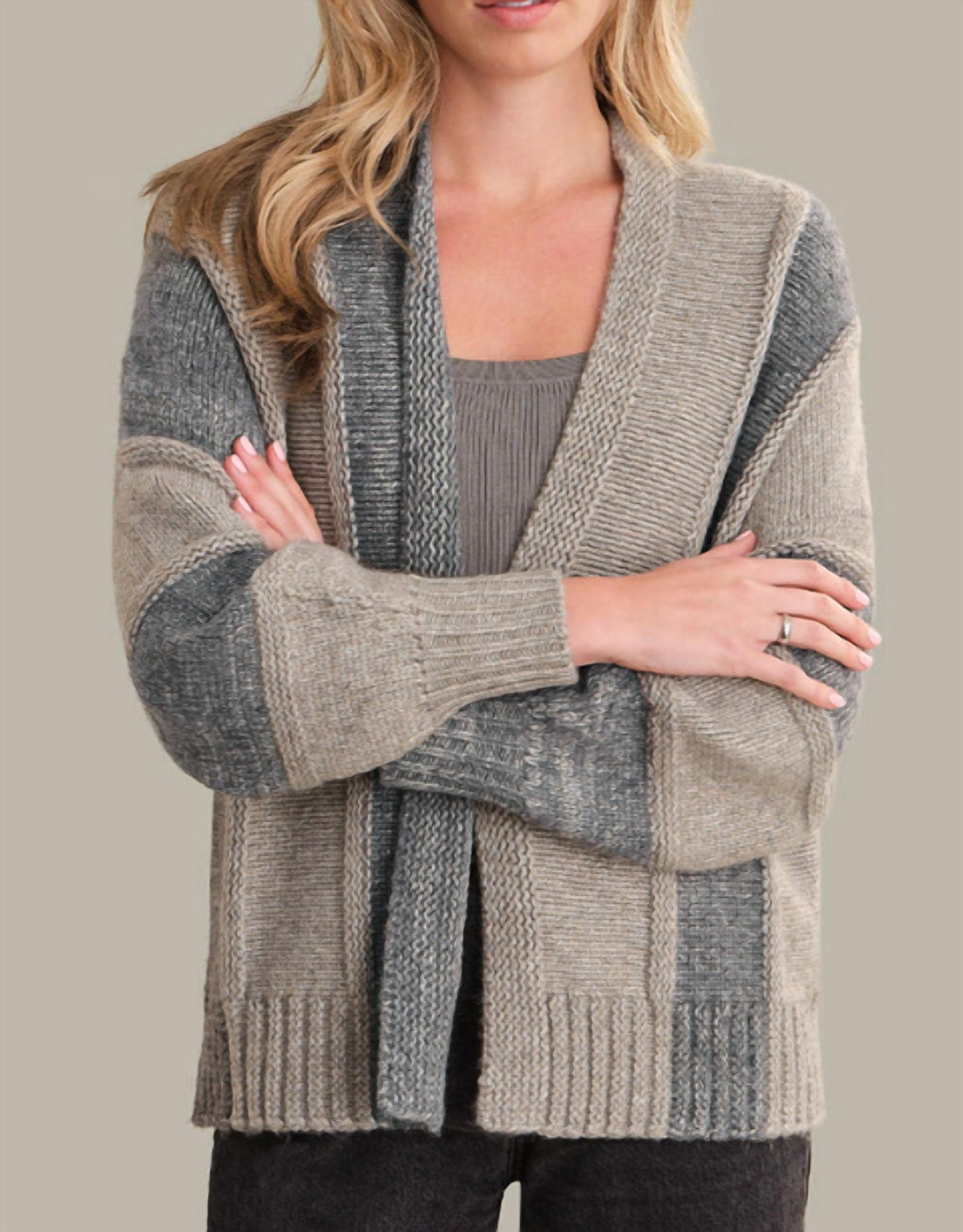 525 America - Thea Colorblock Cardigan