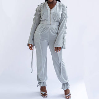 Koy & Victoria - Vix Ankle Tie Pants